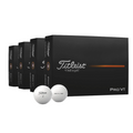 4 boxes of the Titleist Pro V1 Loyalty Rewarded deal with 2 balls shown in front of the boxes
