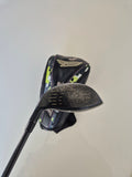 Heavy scratches and face wear on used Tour Edge Bazooka 3 wood