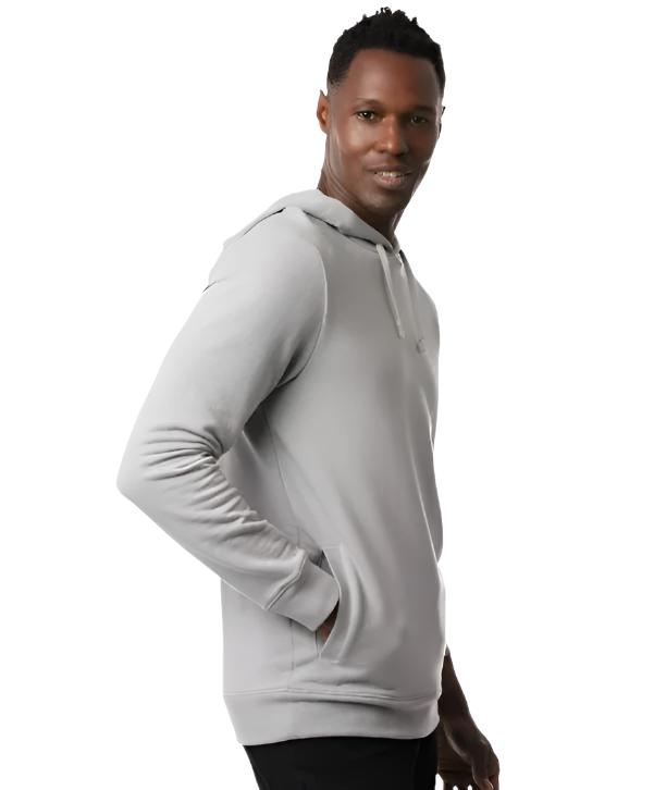 New Travis Mathew mens long sleeve lightweight hood shirt Med Logo Front selling & Back