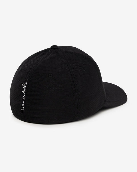 TravisMathew B-Bahamas Fitted Cap Black rear view