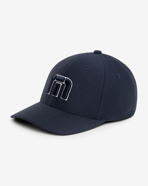 TravisMathew B-Bahamas Fitted Cap Navy side view