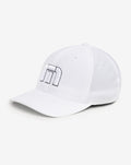 TravisMathew B-Bahamas Fitted Cap White side view