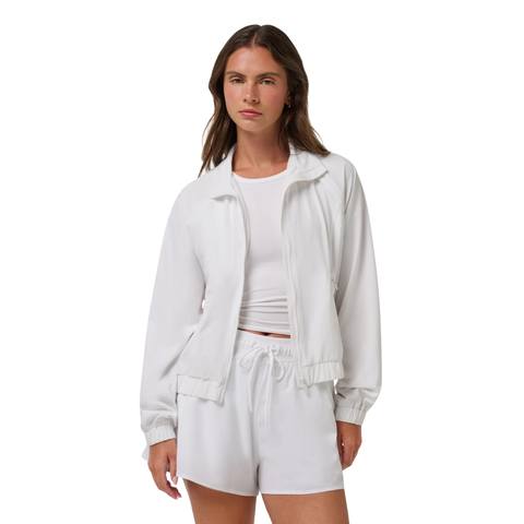 TravisMathew BreezeBlend Travel Day Women's Jacket | White