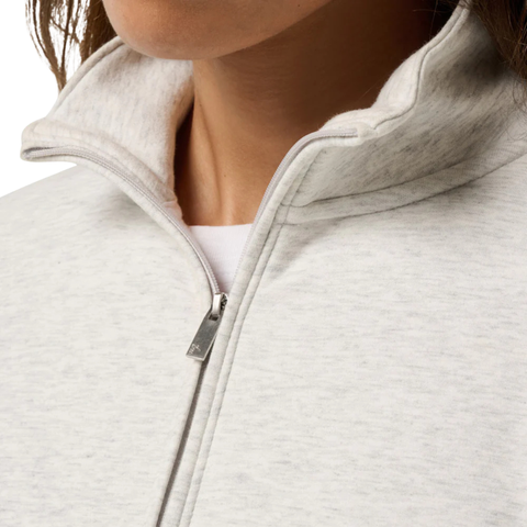 TravisMathew Cloud 1/2 Zip Women's Pullover | Heather Light Grey