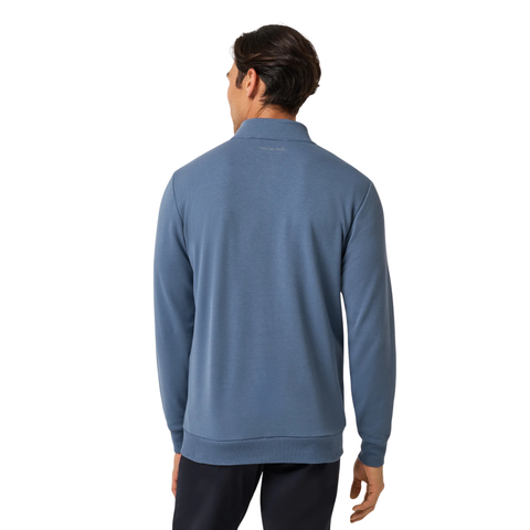 TravisMathew Cloud Quarter Zip 2.0 Men's Pullover | Bering Sea