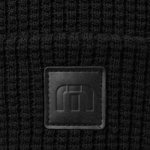 TravisMathew Cloud Waffle Beanie | Black