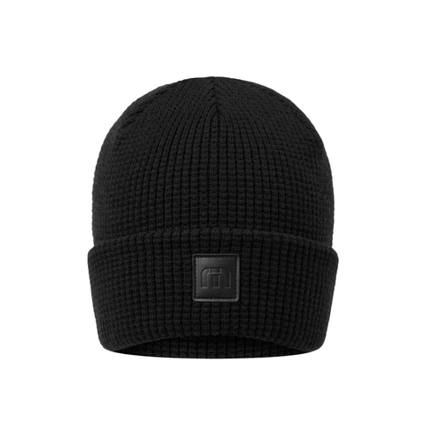 TravisMathew Cloud Waffle Beanie | Black