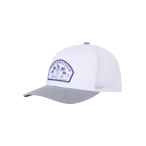 TravisMathew Dark Ages Snapback Hat | White