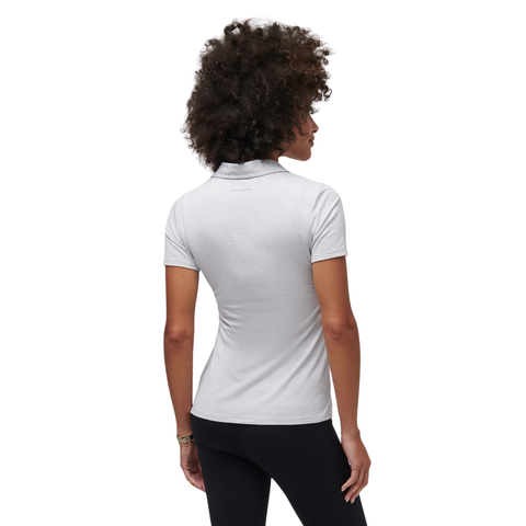 TravisMathew Featherweight Active Women's Polo | Heather Light Grey