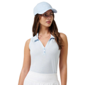 TravisMathew Featherweight Active Women's Sleeveless Polo | Heather Kentucky Blue