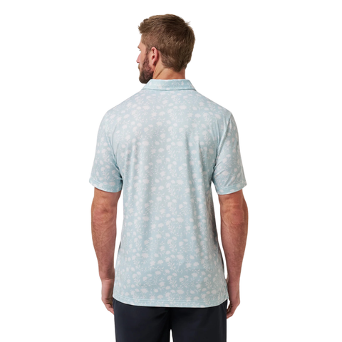 Travis Mathew Featherweight Cove Polo Azzurro Blue M, view 3