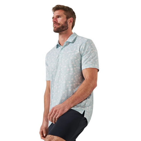 Travis Mathew Featherweight Cove Polo Azzurro Blue M, view 4