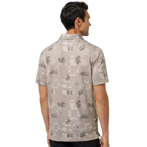 TravisMathew Featherweight Spritz Men's Polo | Island Fossil