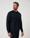 TravisMathew Fibercloud Crew Men's Pullover Black alternate view