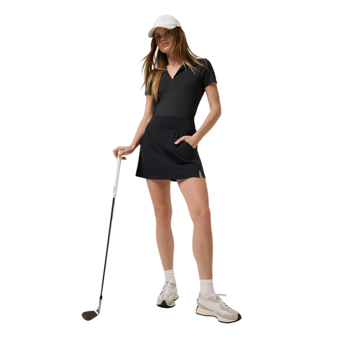 TravisMathew Game Set Match Women's Skort | Black