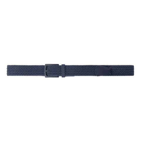 TravisMathew Grade 2.0 stretch woven golf belt in Blue Nights, alternate view (3 of 3)