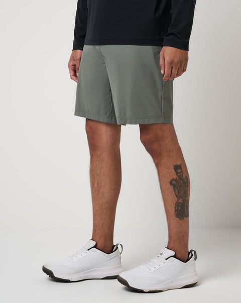 TravisMathew Hero Hour Men's Golf Shorts Dark Olive alternate view