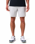 TravisMathew Hero Hour Men's Golf Shorts in Micro Chip – front view on a clean white background