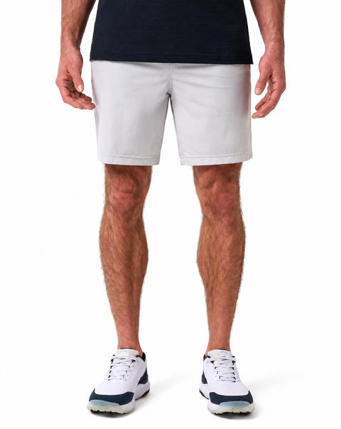 TravisMathew Hero Hour Men's Golf Shorts in Micro Chip – front view on a clean white background