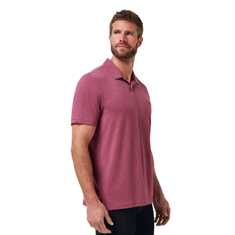 TravisMathew Men’s Cloud Polo | Damson