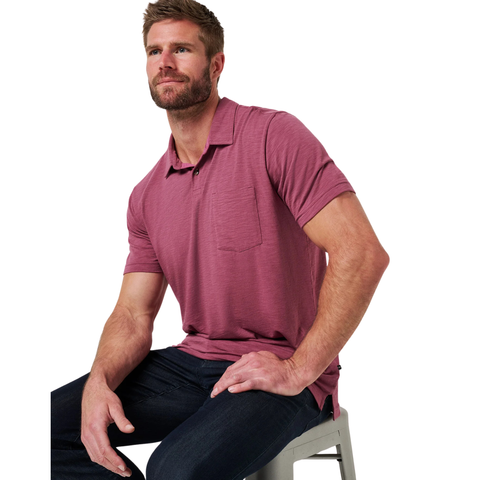 TravisMathew Men’s Cloud Polo | Damson