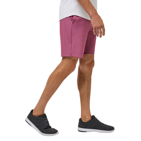 Travis Mathew Men's Overhead Compartment 10 Shorts Damson, view 2