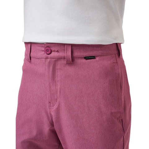 Travis Mathew Men's Overhead Compartment 10 Shorts Damson, view 4
