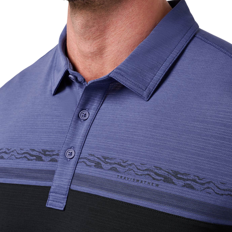 TravisMathew Men’s Perspective Shift Polo | Marlin Blue