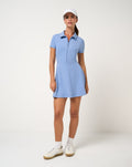 TravisMathew MoveKnit Short Sleeve Zip Women's Polo Dress | English Manor - front view