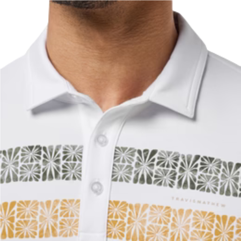 TravisMathew Perfect Memory Men’s Polo | White