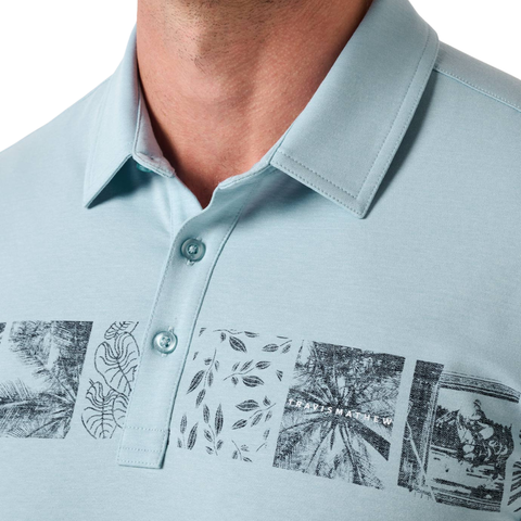 TravisMathew Performance Jersey Cruise Men's Polo | Forget Me Not