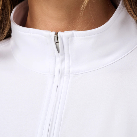 TravisMathew Skyloft Light Women's Quarter-Zip Pullover | White