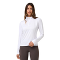 TravisMathew Skyloft Light Women's Quarter-Zip Pullover | White
