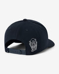 TravisMathew TM Buckets Snapback Hat Total Eclipse rear view