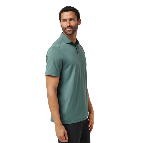 TravisMathew The Heater Pro Men's Polo | Silver Pine