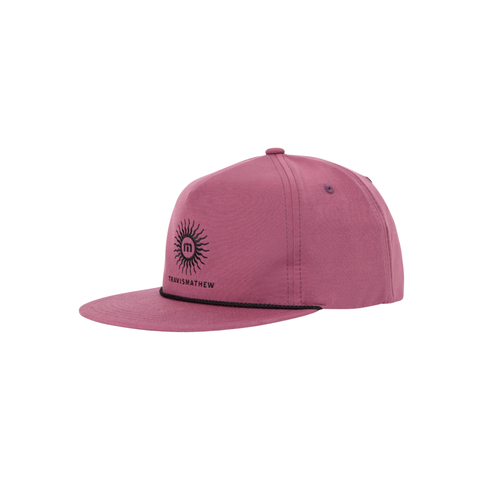 TravisMathew Vacationer Snapback Hat | Damson