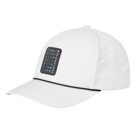 TravisMathew Welcome Tour Snapback Hat | White