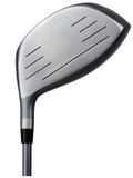 Side view of the US Kids Driver showcasing the silver clubhead design with a streamlined dark grey shaft, tailored for young golfers to improve their game.