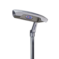 U.S. Kids First Club Putter in Blue, rear clubhead view showing the U.S. Kids Golf logo