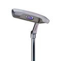 U.S. Kids First Club Putter in Pink, rear clubhead view showing the U.S. Kids Golf logo