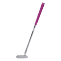 U.S. Kids First Club Putter in Pink, full-length view showing coloured grip and putter head