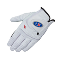 U.S. Kids Good Grip Junior Golf Glove palm view showing perforated leather