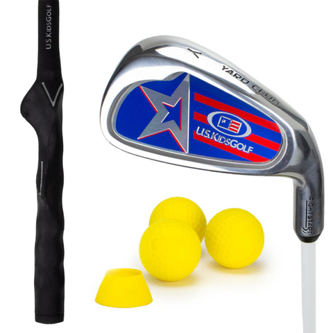 U.S. Kids RS Yard Club starter set with club, three yellow Yard Balls and Yard Tee