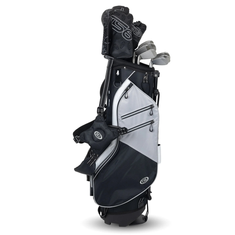 U.S. Kids TS6-57 10 Club Stand Golf Set | Black/Grey