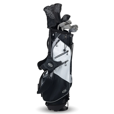 U.S. Kids TS6-63 10 Club Stand Golf Set | Black/White