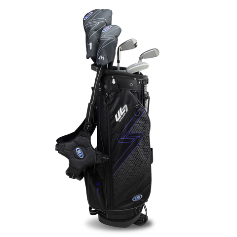 U.S. Kids UL7 54 5-Club Stand Golf Set | Black/Purple