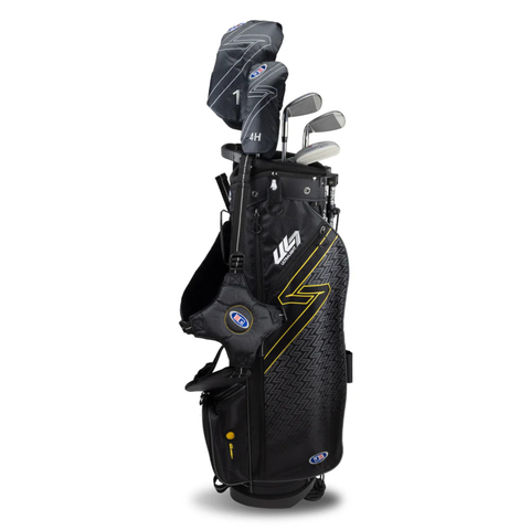 U.S. Kids UL7 63 5-Club Stand Golf Set | Black/Gold