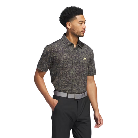 Adidas Ultimate365 Power Grid Print Mens Polo