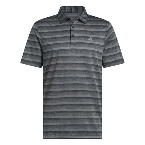 Adidas Two-Colour Striped Mens Polo Shirt