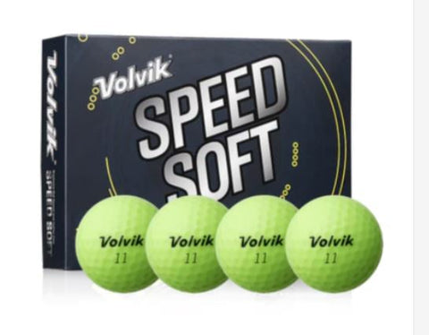 Volvik Speed Soft Golf Balls - Green